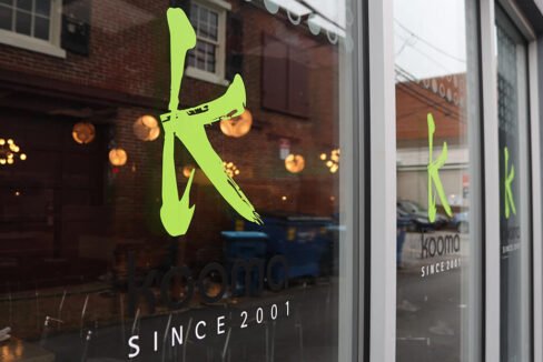 Sushi in West Chester PA | Kooma in West Chester Front Window Display
