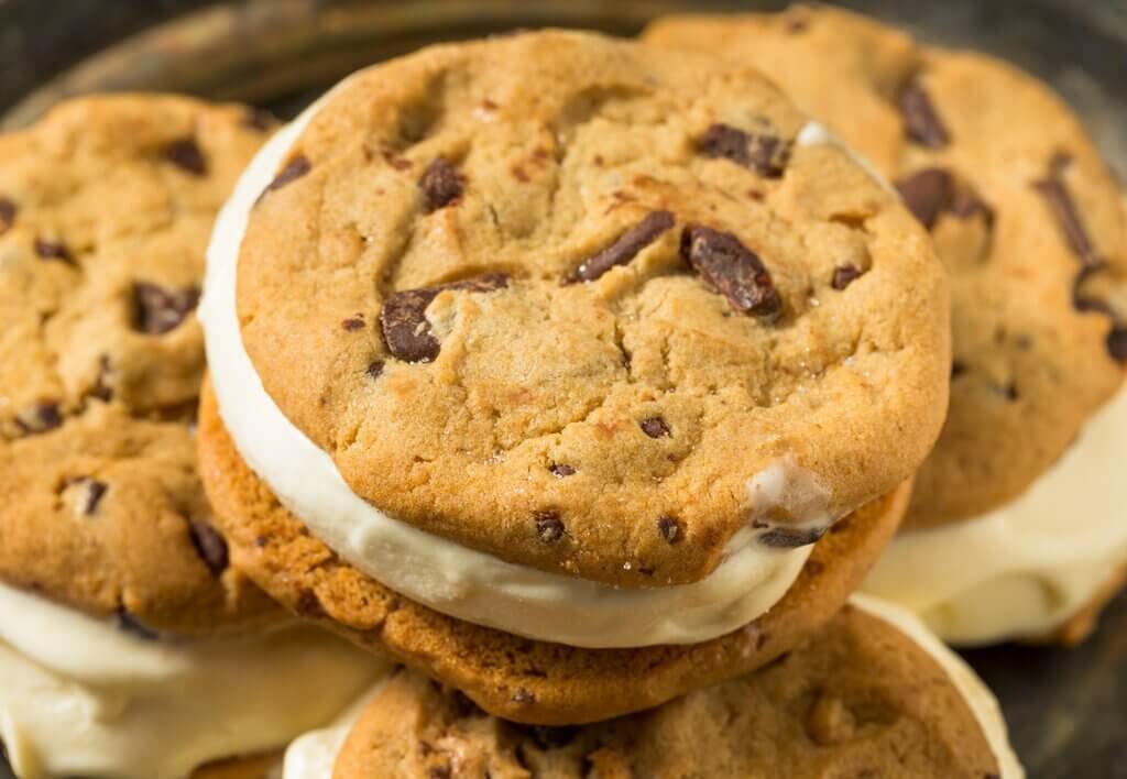 Chocolate Chip Ice Cream Sandwiches | Comfort Food Ideas